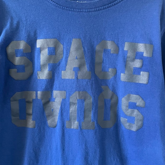 Boys ‘Space Squad’ Printed Slogan Long Sleeve T-Shirt -  Blue - Picture 4 of 6